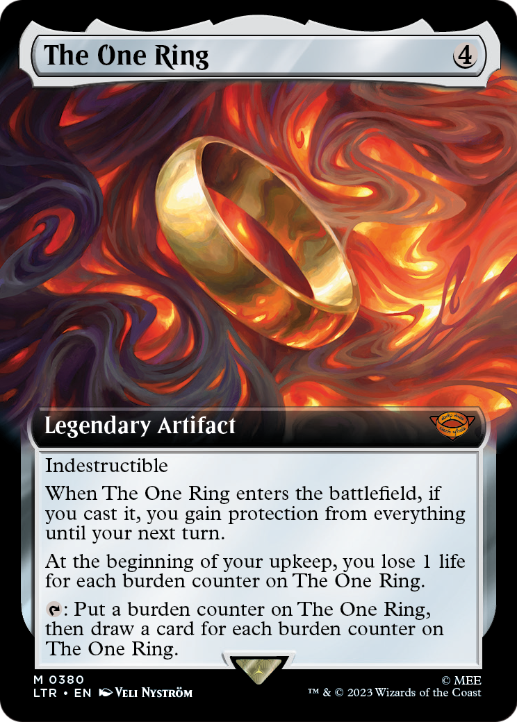 The One Ring (Extended Art) (LTR-380) - The Lord of the Rings: Tales of Middle-earth: (Extended Art)