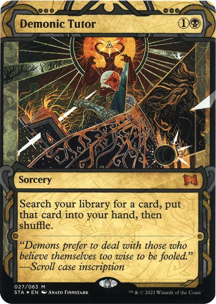 Demonic Tutor (Foil Etched) - Strixhaven: Mystical Archives (STA)