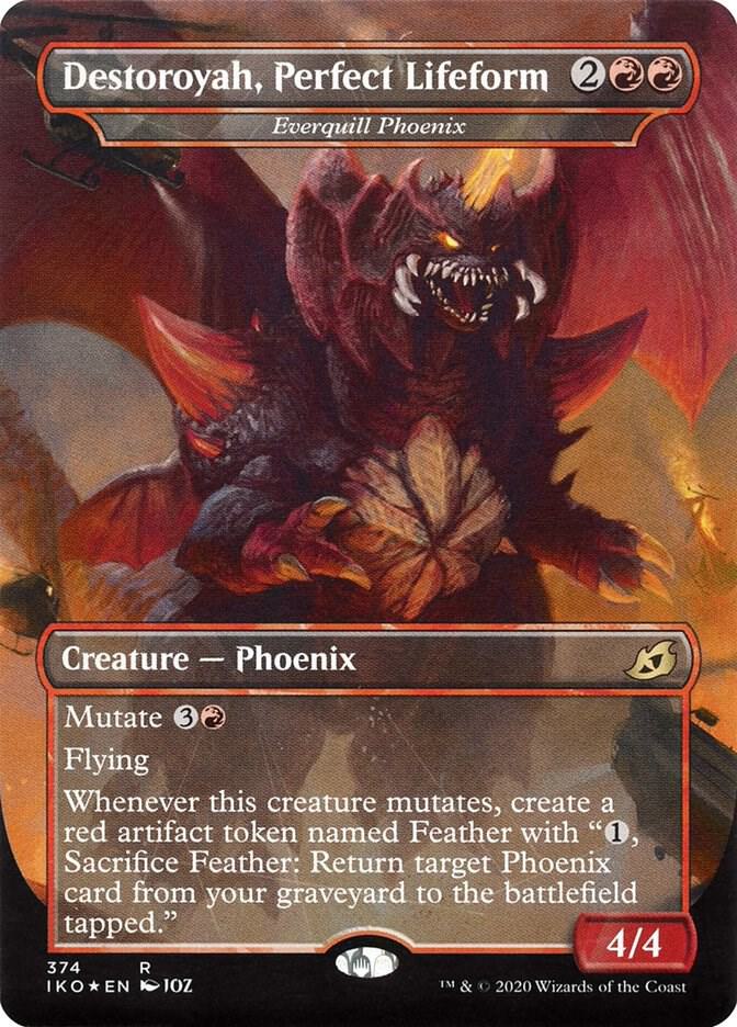Destoroyah, Perfect Lifeform - Everquill Phoenix - Ikoria: Lair of Behemoths (IKO)