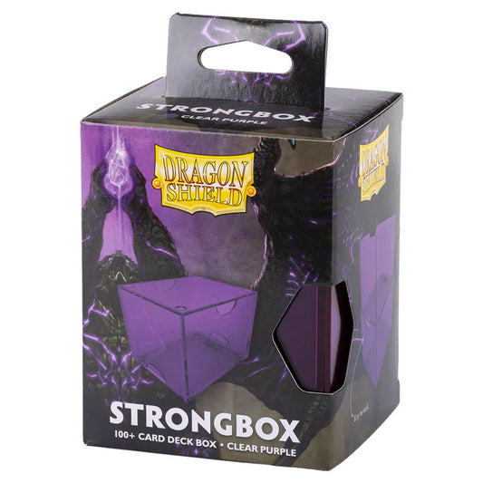 Deck Box: Strongbox: 100+: Clear Purple