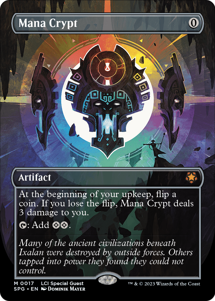Mana Crypt (Borderless) (SPG-017) - Special Guests Foil