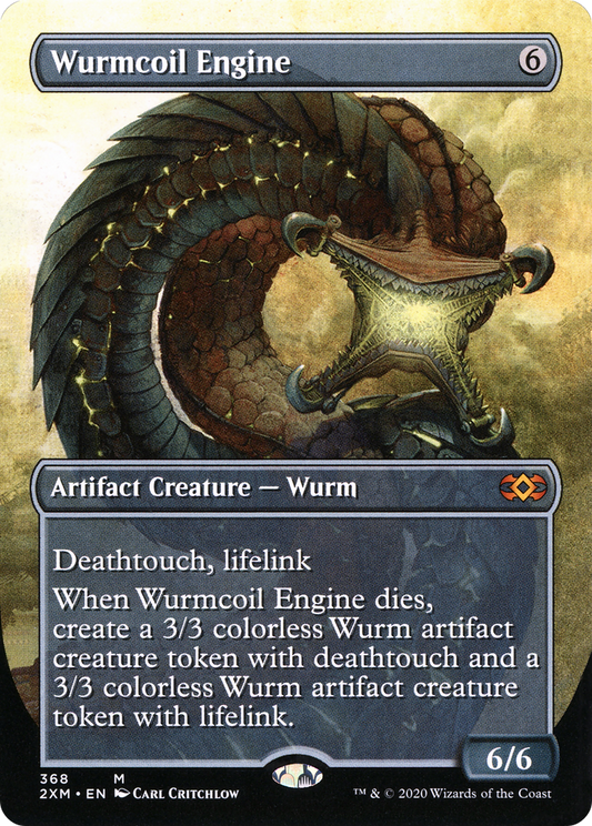 Wurmcoil Engine (Borderless) (2XM-368) - Double Masters Foil
