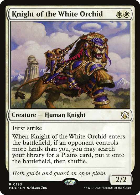 Knight of the White Orchid (MOC-193) - March of the Machine Commander