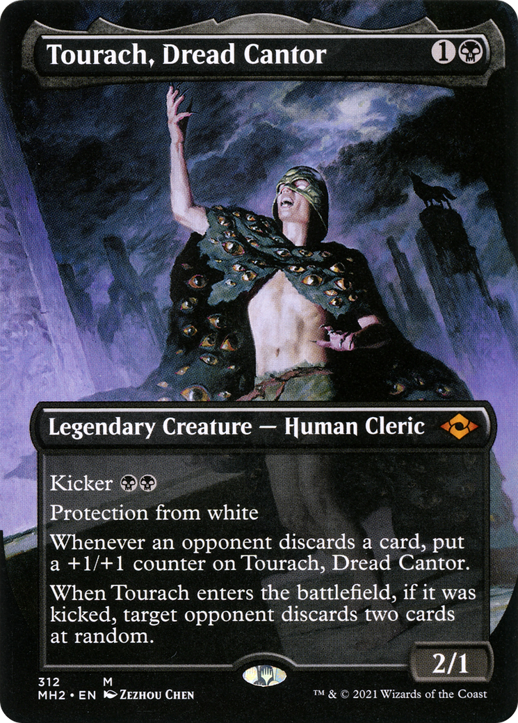 Tourach, Dread Cantor (Borderless) (MH2-312) - Modern Horizons 2
