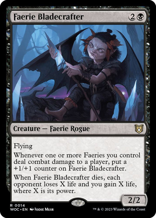 Faerie Bladecrafter - Commander: Wilds of Eldraine (WOC)