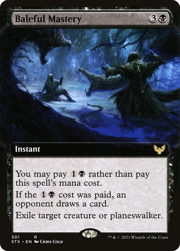 Baleful Mastery (Extended Art) (STX-301) - Strixhaven: School of Mages: (Extended Art)
