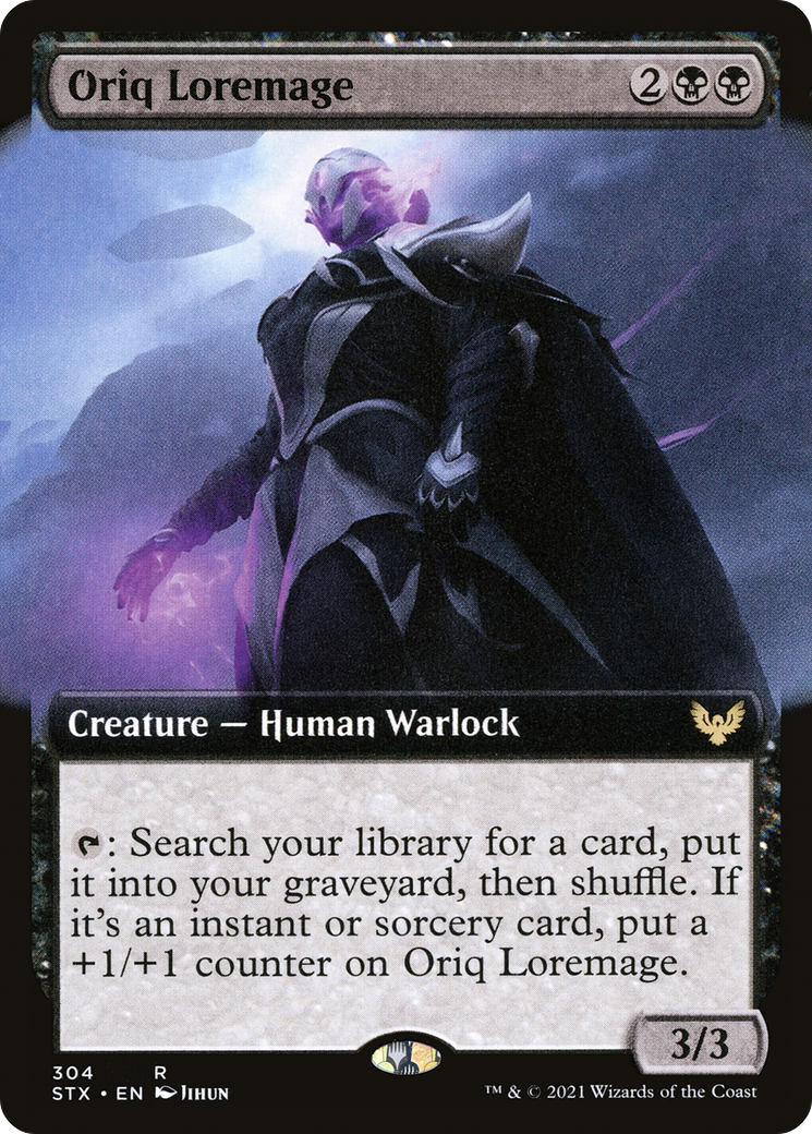 Oriq Loremage (Extended Art) (STX-304) - Strixhaven: School of Mages: (Extended Art)