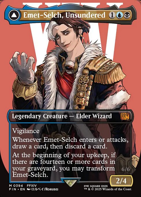 Emet-Selch, Unsundered // Hades, Sorcerer of Eld (Borderless)
