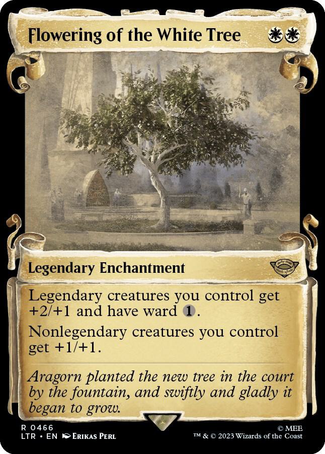 Flowering of the White Tree (Showcase Scrolls) - Universes Beyond: The Lord of the Rings: Tales of Middle-earth (LTR)