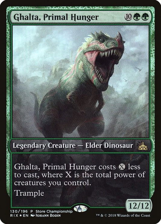 Ghalta, Primal Hunger - Game Day & Store Championship Promos (GAME)