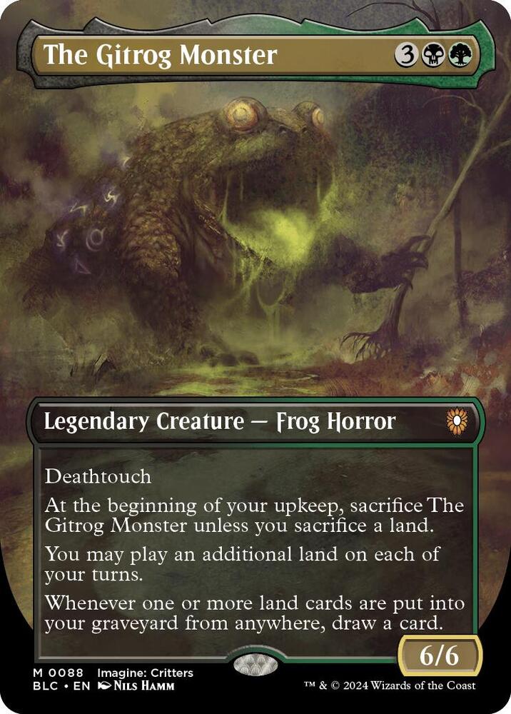 The Gitrog Monster (Borderless) - Commander: Bloomburrow (BLC)