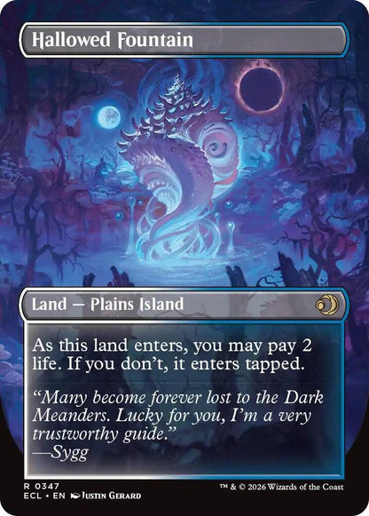 Hallowed Fountain (Borderless) - Lorwyn Eclipsed (ECL)