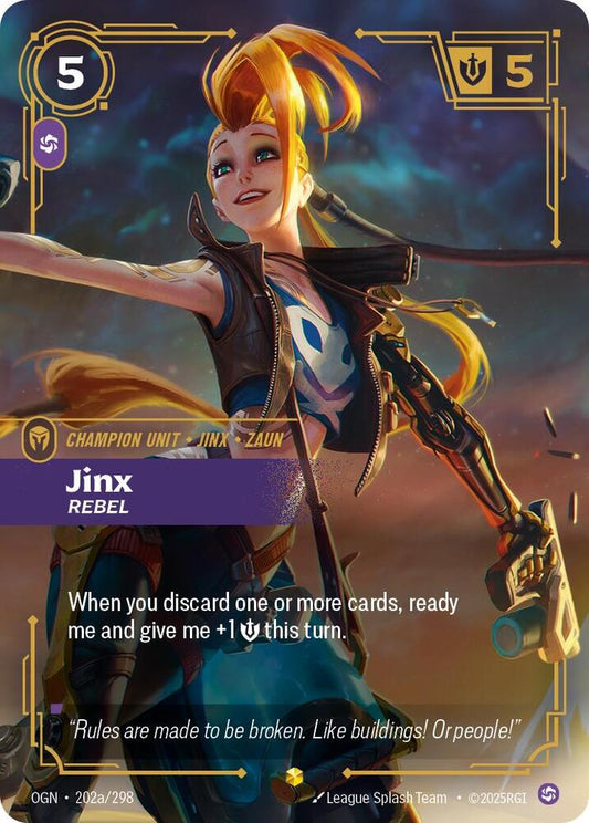 Jinx - Rebel (Alternate Art) - Origins (OGN)