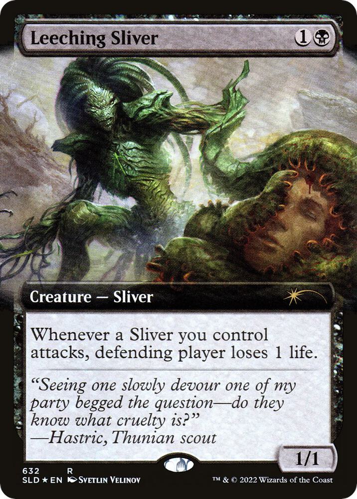 Leeching Sliver (Extended Art) - Secret Lair Drop Series (SLD)