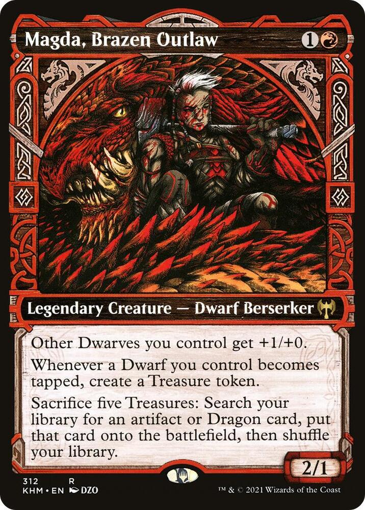 Magda, Brazen Outlaw (Showcase) - Kaldheim (KHM)