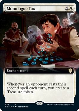 Monologue Tax (Extended Art) - Commander 2021 (C21)
