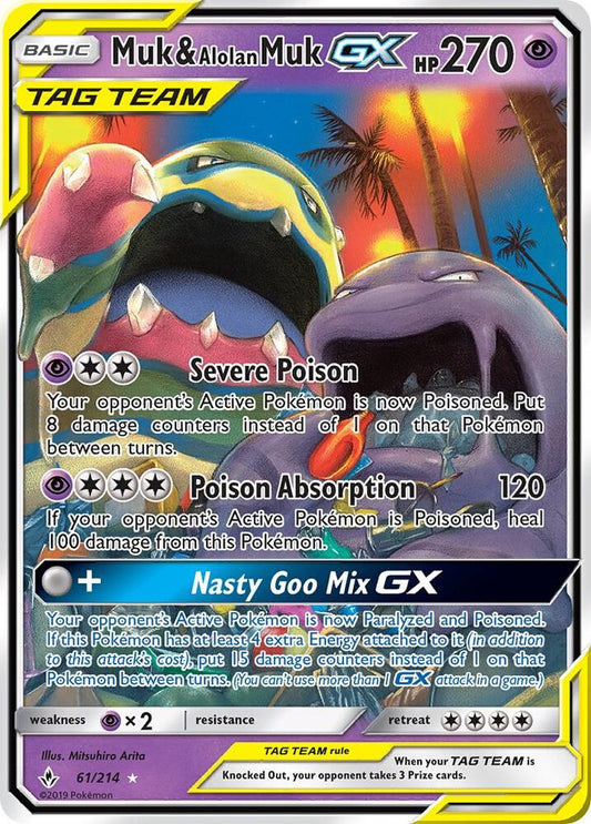 Muk & Alolan Muk GX - SM - Unbroken Bonds (SM10)