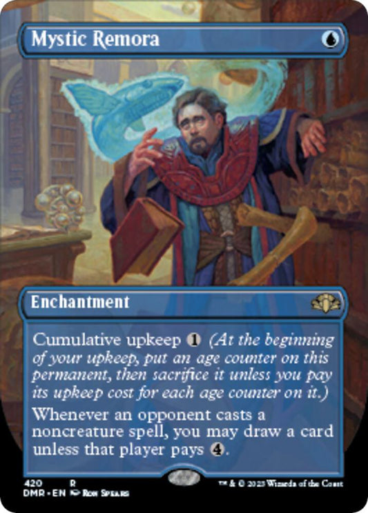 Mystic Remora (Borderless) - Dominaria Remastered (DMR)