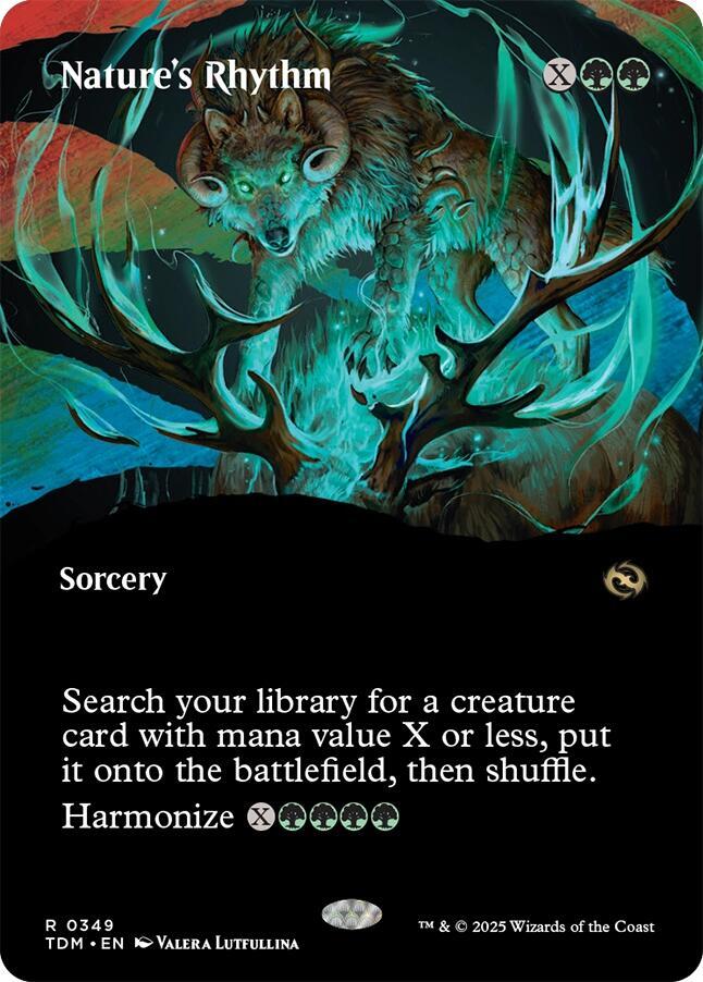 Nature's Rhythm (Borderless) - Tarkir: Dragonstorm (TDM)