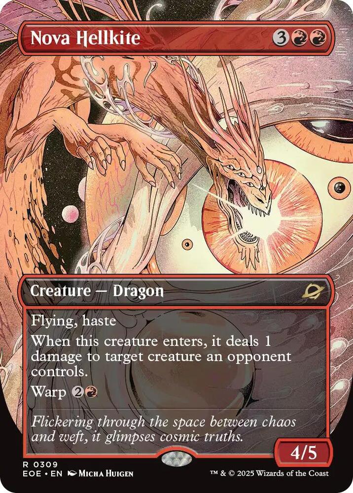 Nova Hellkite (Borderless) - Edge of Eternities (EOE)