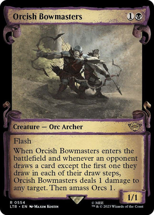 Orcish Bowmasters (Showcase Scrolls) - Universes Beyond: The Lord of the Rings: Tales of Middle-earth (LTR)