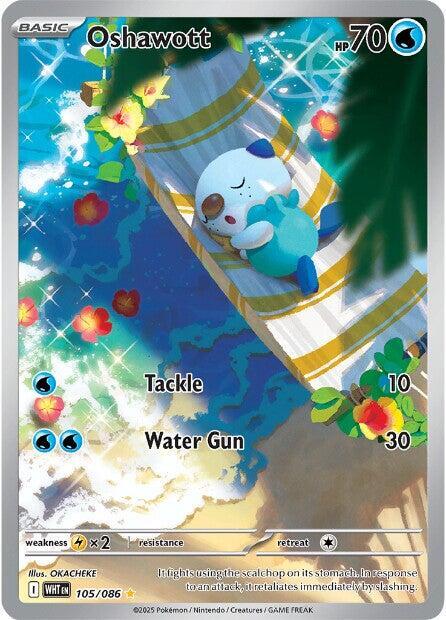 Oshawott - 105/086 - SV: White Flare (WHT)