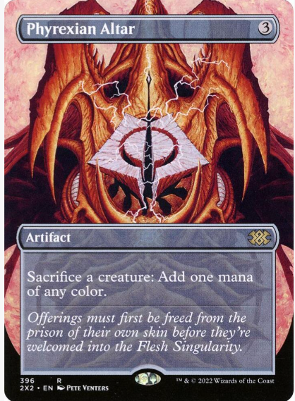 Phyrexian Altar (Borderless) - Double Masters 2022 (2X2)