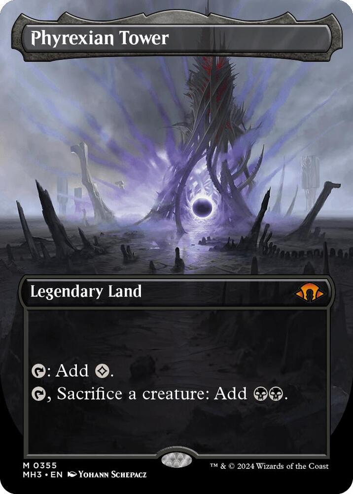 Phyrexian Tower (Borderless) - Modern Horizons 3 (MH3)