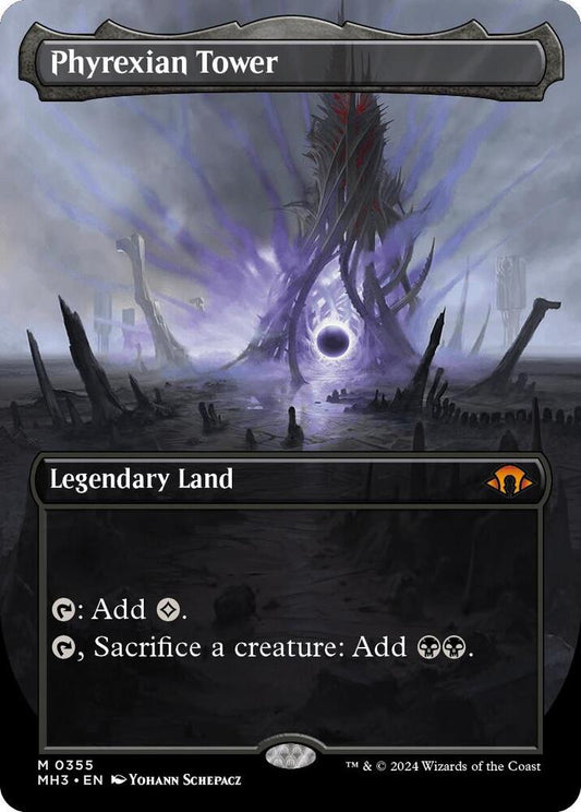 Phyrexian Tower (Borderless) - Modern Horizons 3 (MH3)