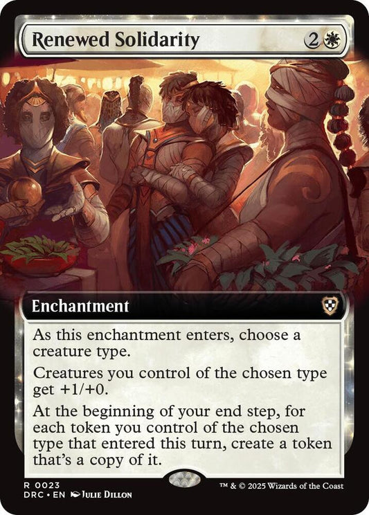 Renewed Solidarity (Extended Art) - Commander: Aetherdrift (DRC)