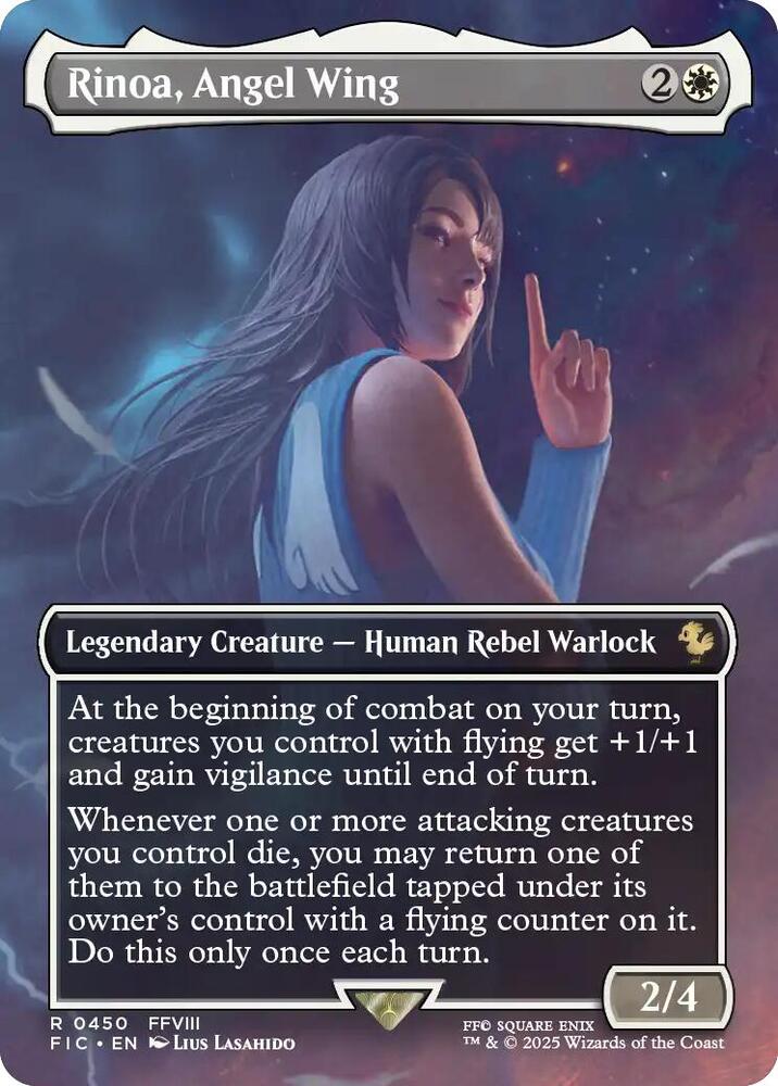 Rinoa, Angel Wing (Borderless) - Commander: FINAL FANTASY (FIC)