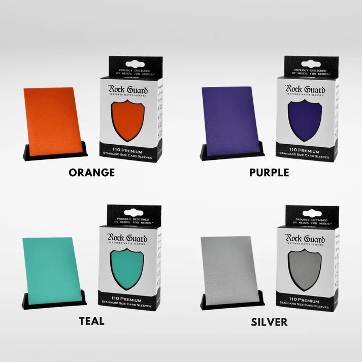 Rock Guard Premium MTG Sleeves - 110 Pack - Orange