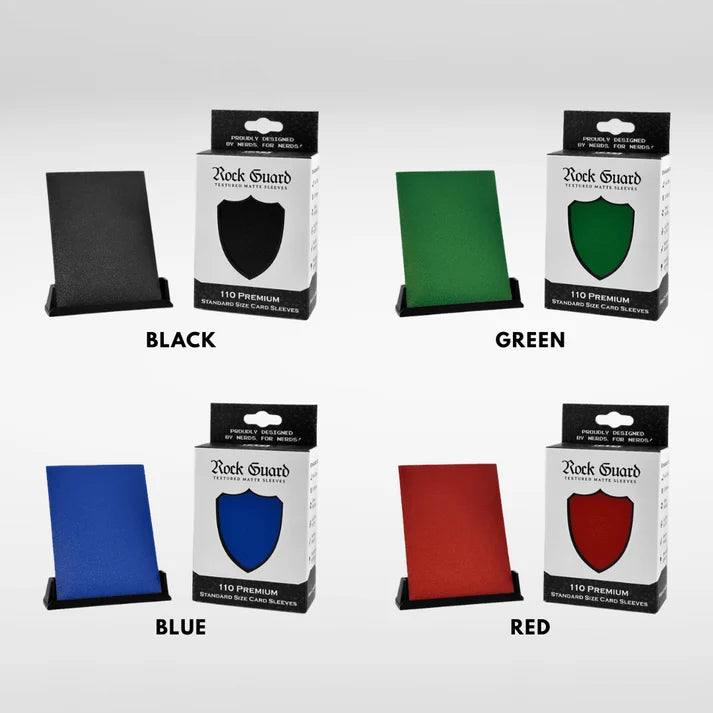 Rock Guard Premium MTG Sleeves - 110 Pack - Red
