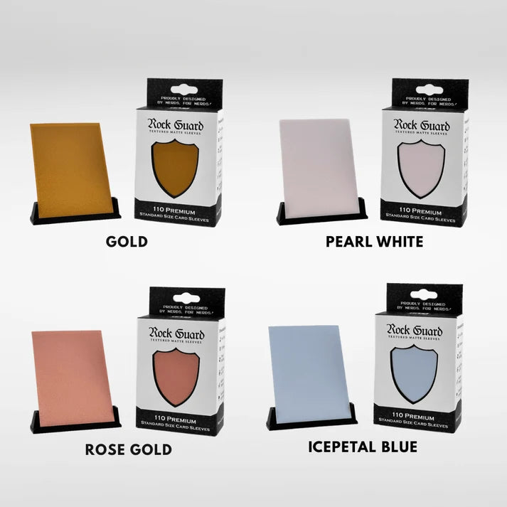 Rock Guard Premium MTG Sleeves - 110 Pack - Pearl White