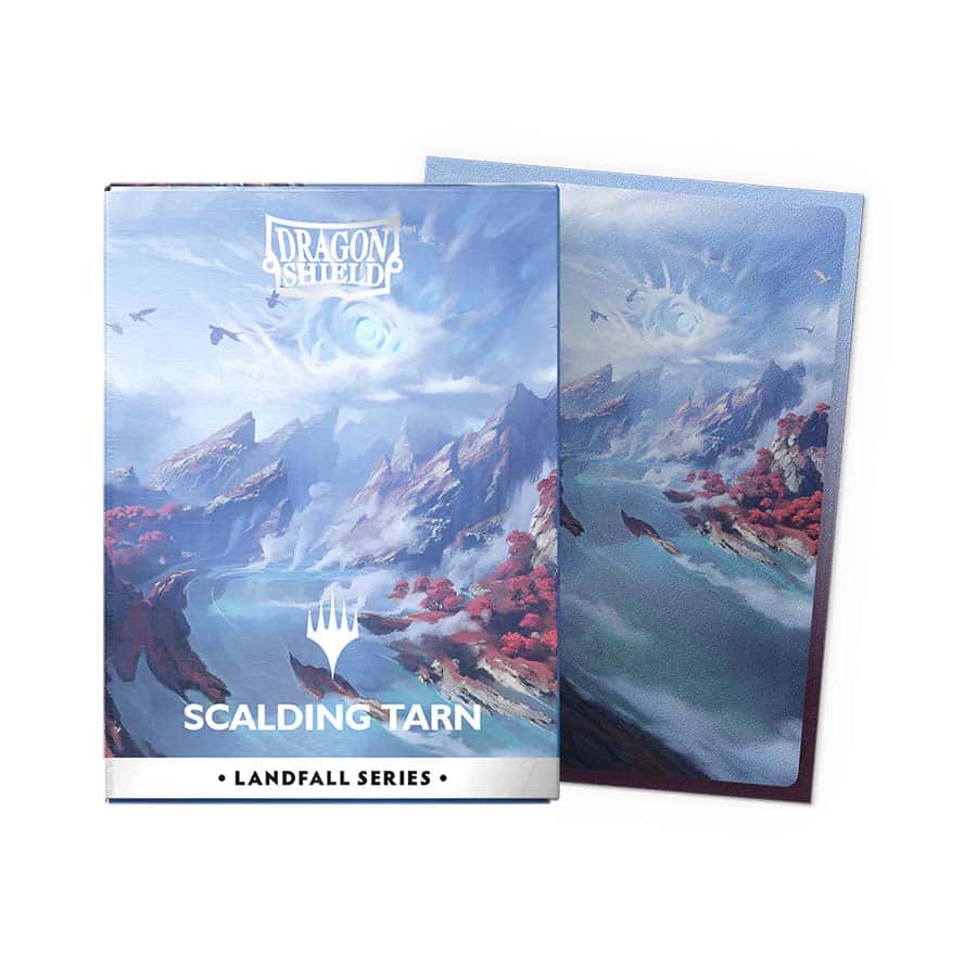 DRAGON SHIELD: MAGIC THE GATHERING: LANDFALL SERIES: MATTE DUAL ART (STANDARD SIZE LICENSED SLEEVES): SCALDING TARN (100CT)