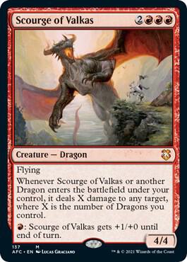 Scourge of Valkas - Commander: Adventures in the Forgotten Realms (AFC)