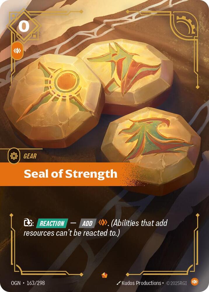 Seal of Strength - Origins (OGN) Riftbound