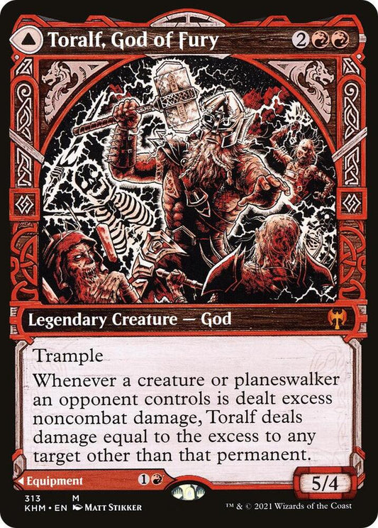 Toralf, God of Fury (Showcase) - Kaldheim (KHM)