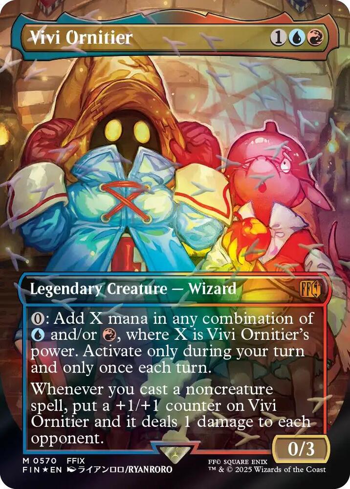 Vivi Ornitier (Borderless) (Chocobo Track Foil) - FINAL FANTASY (FIN)