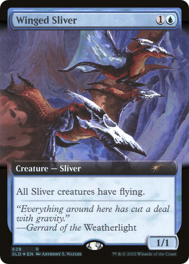 Winged Sliver (Extended Art) - Secret Lair Drop Series (SLD)