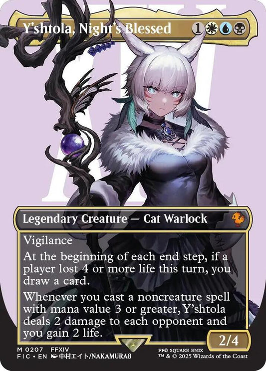 Y'shtola, Night's Blessed (Borderless) - Commander: FINAL FANTASY (FIC)