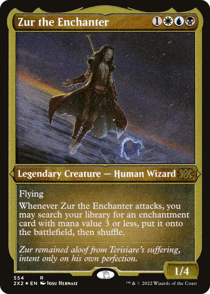 Zur the Enchanter (Foil Etched) - Double Masters 2022 (2X2)